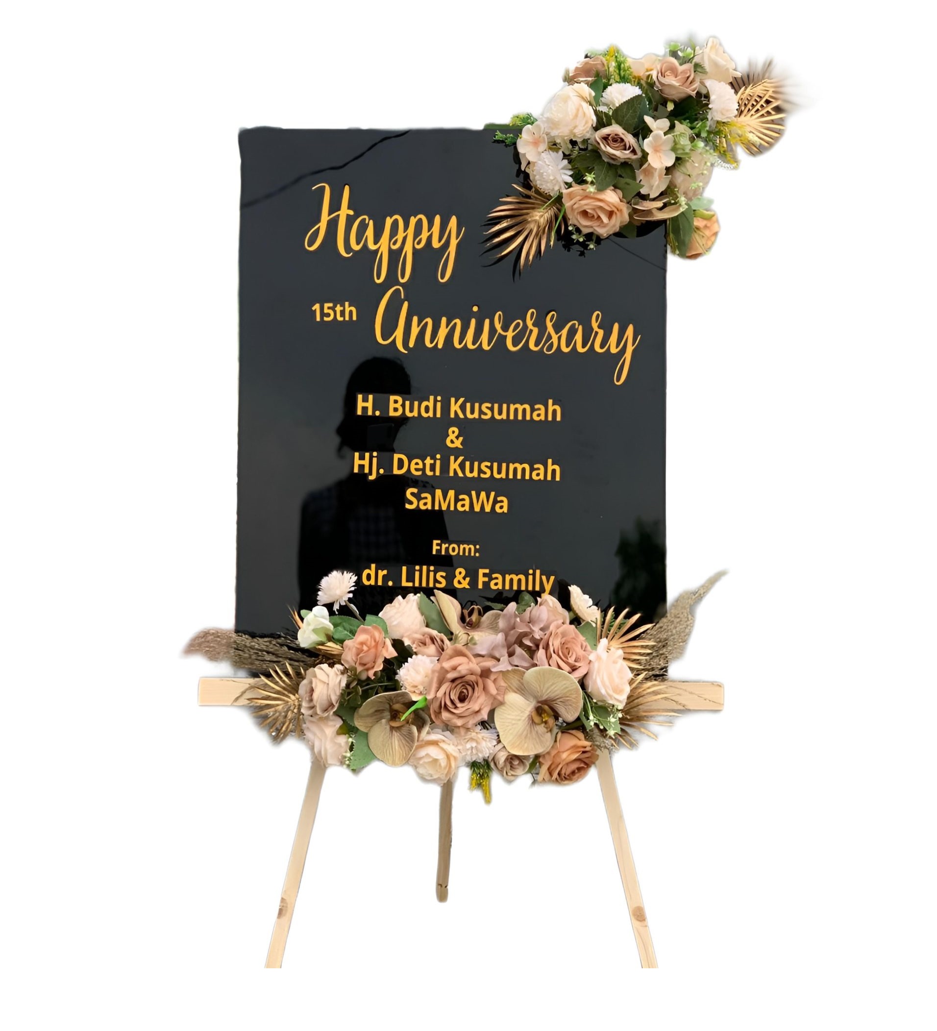 Papan Bunga Akrilik Sangkapura